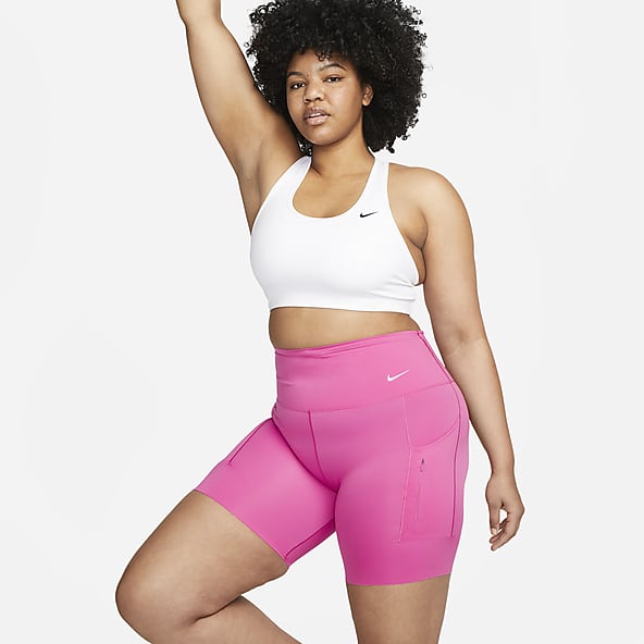Pink nike biker shorts shop